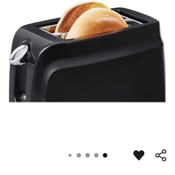 Sleek Black Kitchen Toaster with Modern Design - Picture 8 of 8